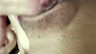 Rossmexicnaa masturbates her beautiful ass on a rainy afternoon