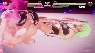 i'm in this lesbian battle 6 with fingering