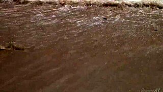 Gorgeous Agnes Bathes Naked In The Ocean, What A Seductive Sight!