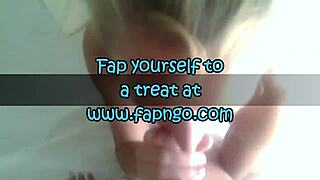 blonde gf blowjob and handjob with masturbation leading to facial cumshot 😍