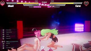 i'm in this lesbian battle 6 with fingering