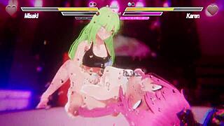 i'm in this lesbian battle 6 with fingering