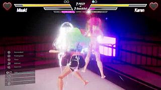 i'm in this lesbian battle 6 with fingering