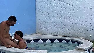 Latina woman with huge ass gets pounded outdoors