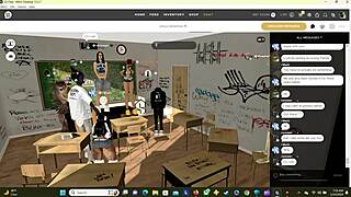 Ebony And Latina Engage In Intense Fucking On Imvu