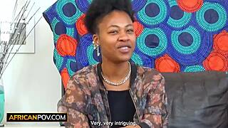 Amateur Ebony Pussy Takes Rough Doggystyle Pounding Outdoors