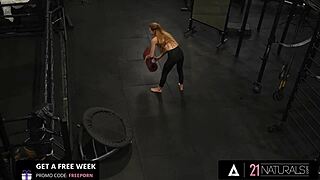 Redhead hottie Ivi Rein enjoys undefilable ass hole