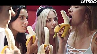 Sexy Girls Ditch Party For Intense Lesbian Sex. She Knows The Thrill.