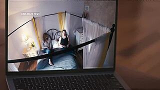 i'm ella nova, spreading my pussy for neighbor nathan, he drills me so hard we both cum like crazy