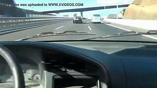 Young Blonde Teen 18+ Masturbates Intensely In Public Car