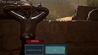 in slaves of rome part 5, the hermaphrodite dives into exotic shaved pussy