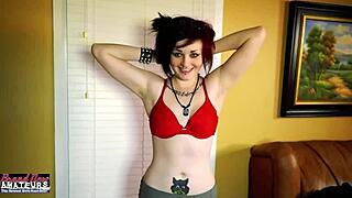 Yo, watch Marci spread those light skin legs in a hot POV with big tits and cumshot! 🔥