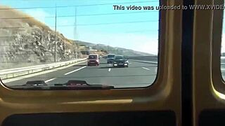 Young Blonde Teen 18+ Masturbates Intensely In Public Car