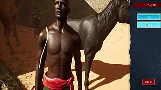 in slaves of rome part 5, the hermaphrodite dives into exotic shaved pussy