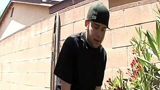 CO-WORKERS SHARE BED FOR HARD FUCKING AND SLOPPY BLOWJOB