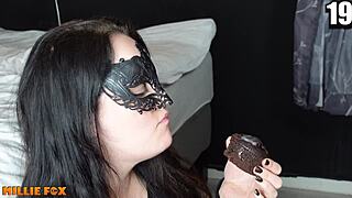 valery starts with deepthroat and ends getting fucked in doggy