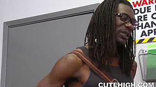 pressley carter, what a sticky situation with that monster cock tattooed interracial hardcore