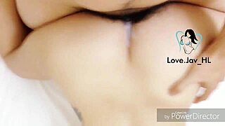 Vietnamese babe from Hai Duong 90 is insanely hot with big tits in wild action.