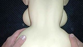 sally begs for anal doggy style and i cum inside her ass