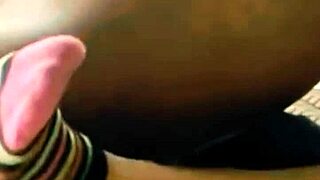 Laura XXX Model in Sexy Video with 8-Inch Pink Platform Heels and White Pantyhose