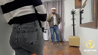 petite latina says bye to sugar daddy with intense sex before his flight! 🥵