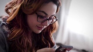 On our tricky lesbian date, Mary Moody and Sabina Rouge explore each other.