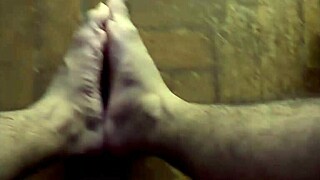 Big Black Cock And Monster Feet Excite!