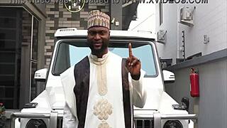 In the African city of Eko, a group of black participants engage in a threesome, focusing on big asses and tongue play