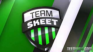 hazel moore, want to suck my cock while stepbro watches, petite teen?