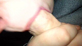 Teen sucks cock and cumshot