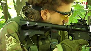 shameless bastard gives redhead milf outdoor blowjob