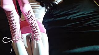 Mature Ebony With Big Tits Fucks Young 18+ White Guy