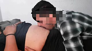 Milf Licks Belly Button!