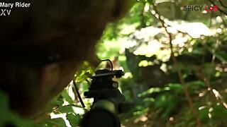 shameless bastard gives redhead milf outdoor blowjob