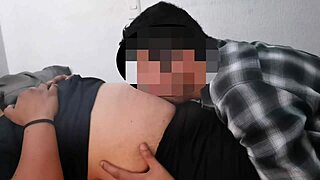 Milf Licks Belly Button!