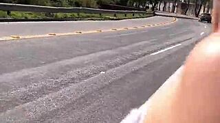 Prostitute on Highway Offers Free Fuck in Woods