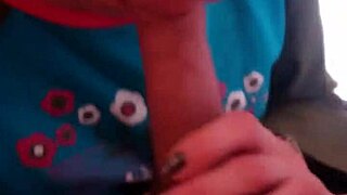 Swallowing Cum with Deep Throat and Big Tits