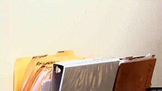 office lesbians engage in detailed pussy licking and wet sex