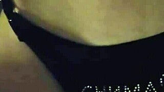 young silly brunette teen fooling around wildly with her small waist!