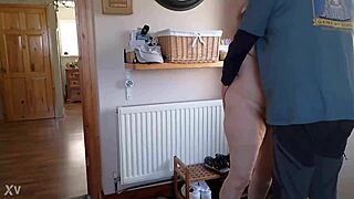 Wife Greets Naked Fuck Buddy At Door