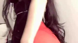 dancing with beautiful boobs and cute tits on display 😘