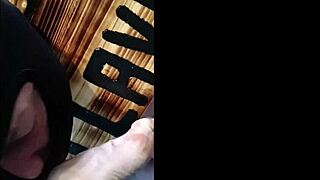 French milf slave dominates in bdsm with pillory, sexy and homemade