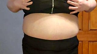 Horny Becca pleasures hersefl with dildo