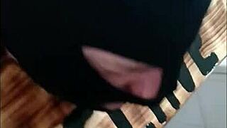 French milf slave dominates in bdsm with pillory, sexy and homemade