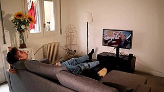 Caught My Friend WATCHING PORN and Got So Wet I Had to Ride Him