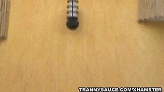 Hey, watch HD shemale Patricia Sabatine stroke hard