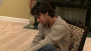 I-I love how this brunette cougar with big boobs gets fucked in her shaved pussy!