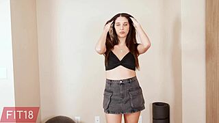 Does Aria Sloane Creampie Tall Italian Model In Pink Bodysuit?