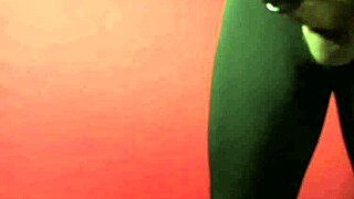 beautiful brazilian performs seductive striptease dance