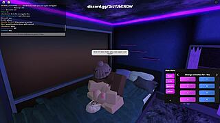 WHAT'S THIS BLONDE WHORE DOING IN ROBLOX PORN?!